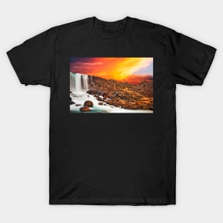 Glowing Axe Falls T-Shirt
